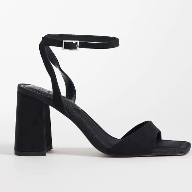 shoes ASOS Design Hotel Barely There Block Heeled Sandals ASOS $44.99