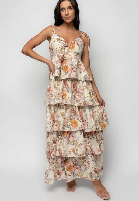 dress Baltic Born Women's Angelica Tiered Maxi Dress Baltic Born $107