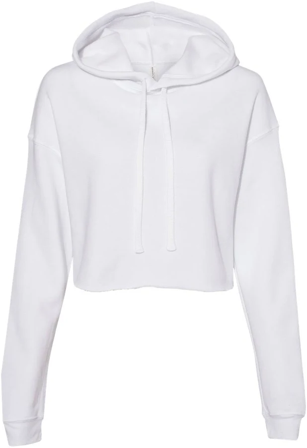 top Bella + Canvas Women's Cropped Fleece Hoodie Clothing Shop Online $21.02