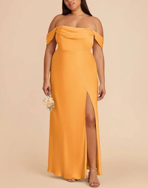 dress Birdy Grey Mia Matte Satin Bridesmaid Dress Birdy Grey $129