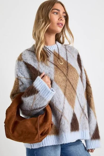 bag Boohoo Women's Faux Suede Slouchy Grab Bag Lyst $36.5