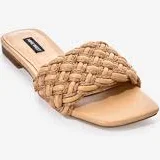 shoes Braided Slide Sandal Tan Boston Proper $29.99