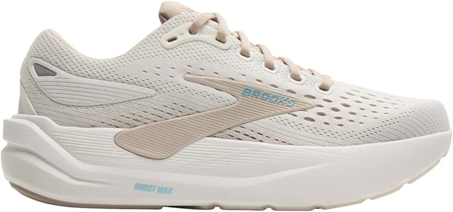 shoes Brooks Women's Ghost Max 3 Running Shoes, 9 W, White/Grey/Blue DICK'S Sporting Goods $159.99