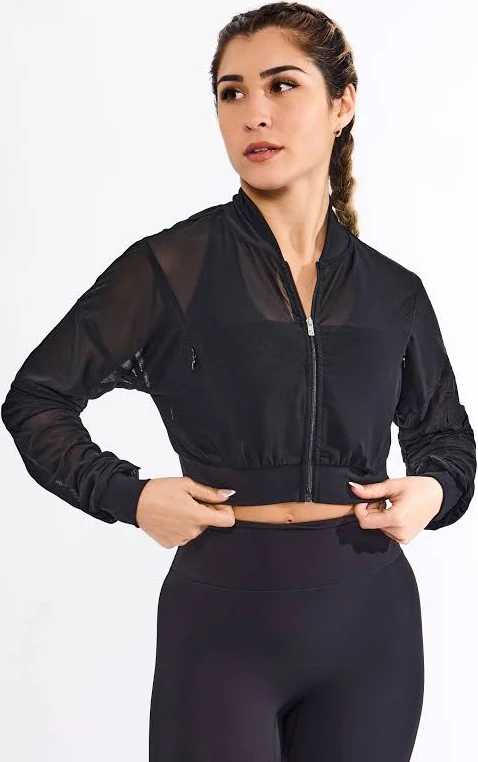 outerwear Buffbunny Women's Exposed Mesh Jacket Buffbunny Collection $58