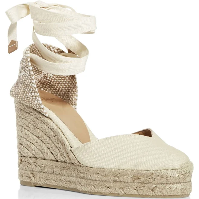 shoes Castaner Women's Chiara Ankle Tie Wedge Espadrille Sandals Bloomingdale's $128