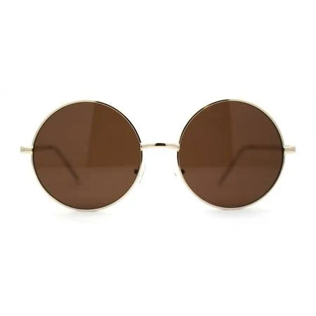 accessory Classic Iconic Hippie Round Metal Sunglasses Walmart - SA106 $9.95