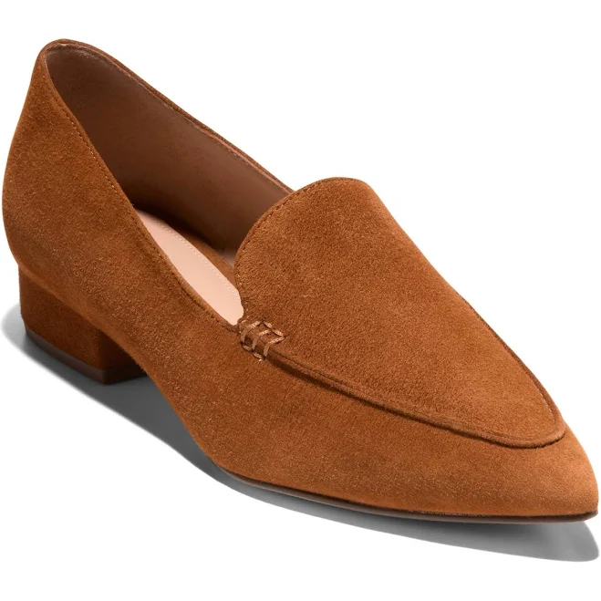shoes Cole Haan Women's Valantina Pointed Toe Loafers Macy's $105