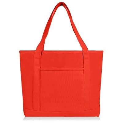 bag Dalix 20" Solid Color Cotton Canvas Shopping Tote Bag Target $17.99