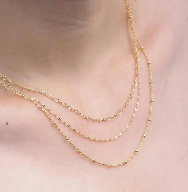 accessory Delicate Layered Chain Necklace Etsy - Seller $24