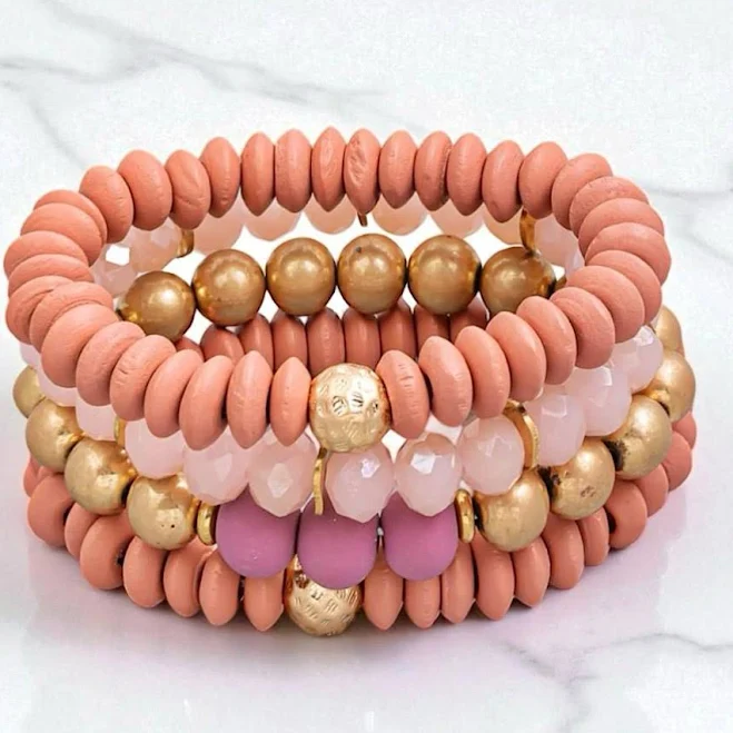 accessory Desert Rose Bracelet Stack The Coral Cactus Boutique $20
