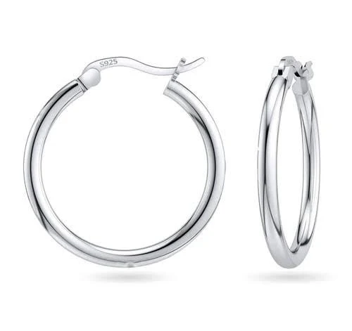 accessory Donatello Gian Sterling Silver Hoop Earrings Nordstrom $28.99