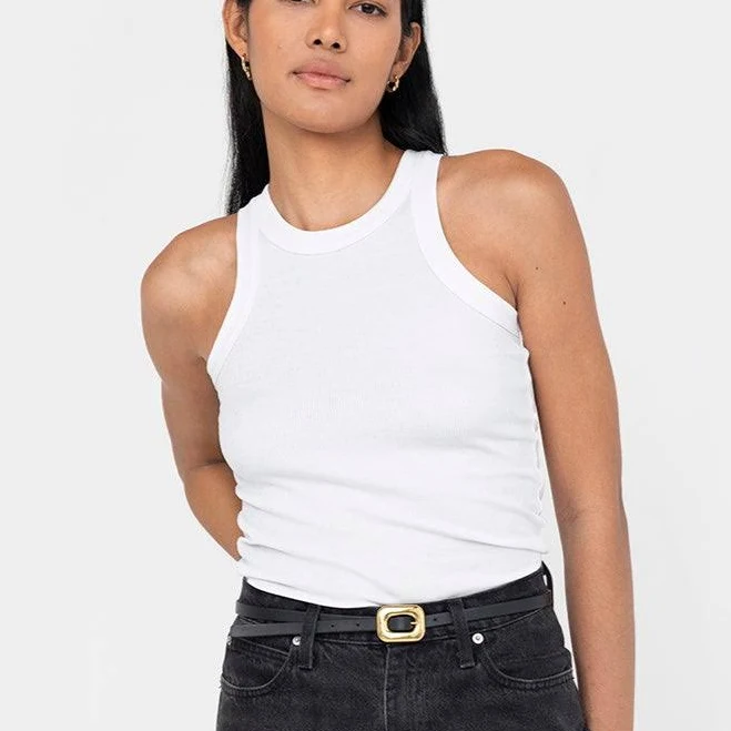 top EasyStandard Women's Rib Fitted Racerback Tank EasyStandard $36