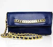 bag Elegant Navy Blue Evening Clutch Bag Chain Strap Faux Leather Women Fashion Occasion Bags Shoulder Bag Night out Gifts for Her Etsy $42.83