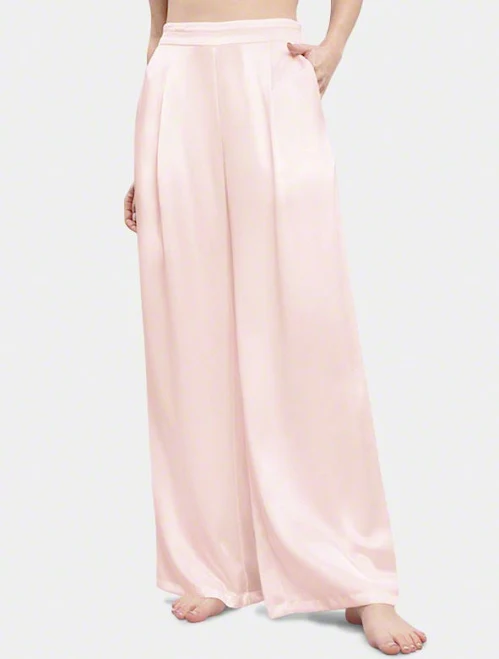 pants ellesilk Women's Wide-Leg Silk Pants ellesilk.com $139