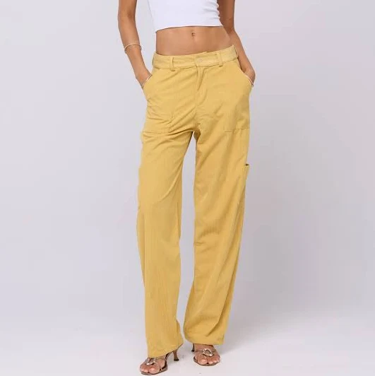 pants Elsa Cargo Pant in Mustard Medium / Mustard RESA $60