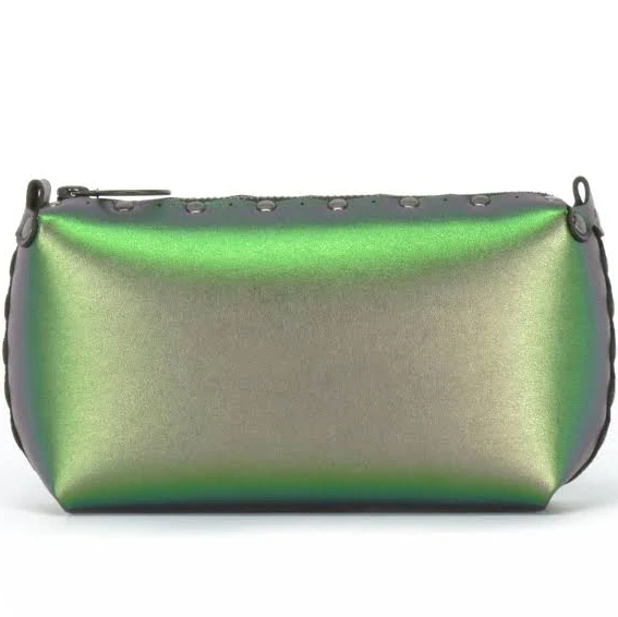 bag Emerald Mini Bag, Free Personalization, Vegan Green Leather Pouch, Small Zipper Top Purse, Clutch, Make Up Bag, Designer Handbag Made in USA Etsy - mohop $60