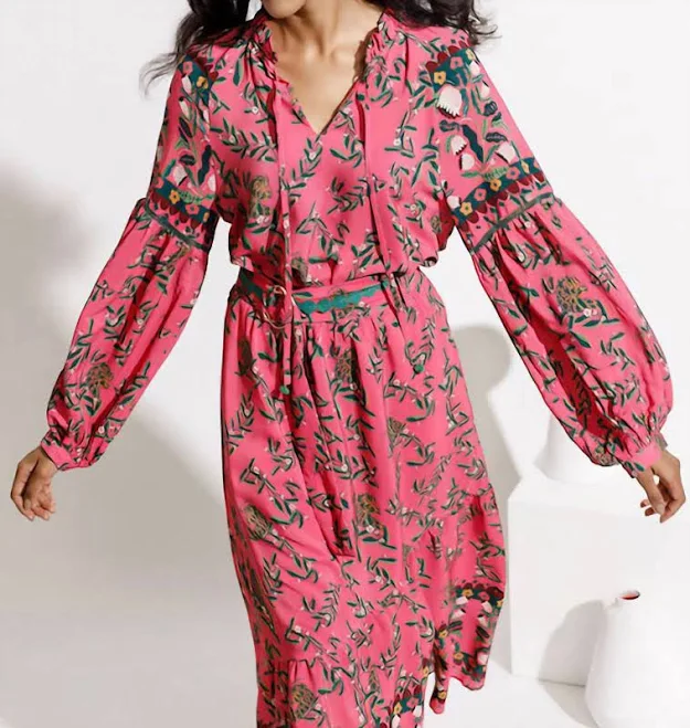 skirt Emily Lovelock Women's Carolina Floral Print Skirt Steals.com $73