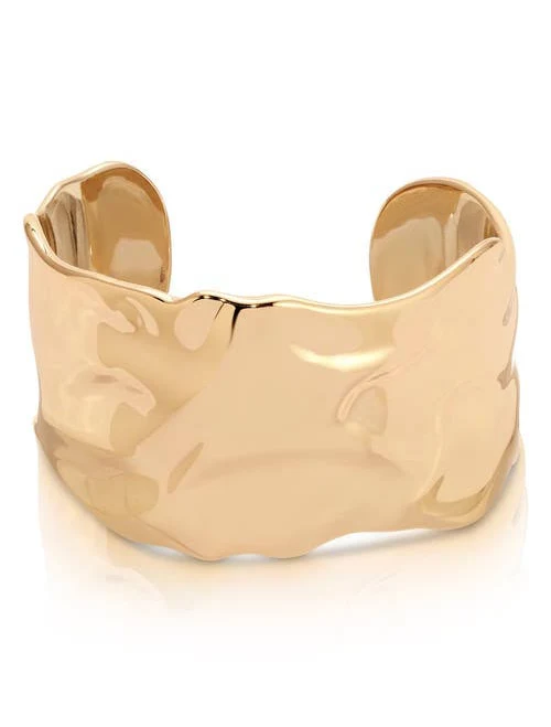 accessory Ettika 18k Gold Plated Thick Sculpted Cuff Bracelet Nordstrom $75