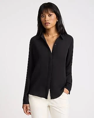 top Express Women's Georgette Portofino Shirt Express $50