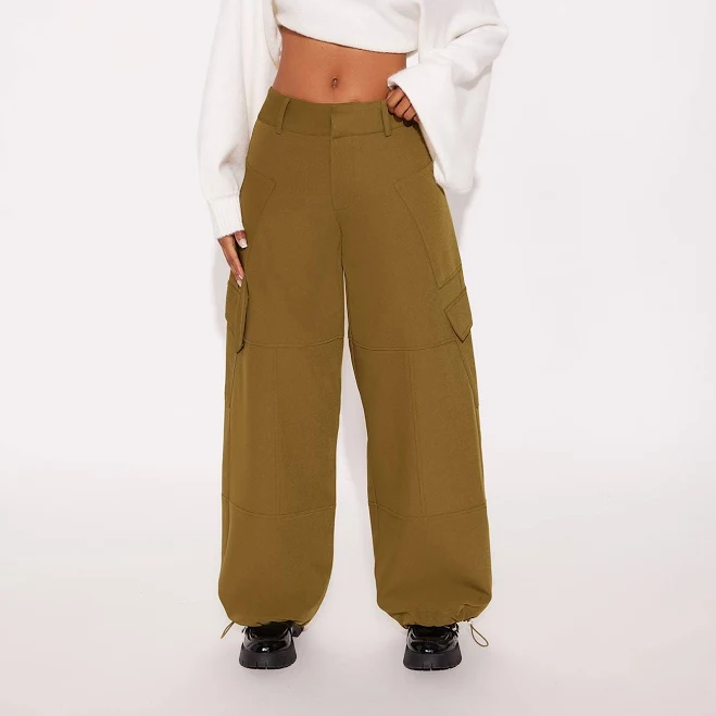 pants Fashion Nova Women's Vera Twill Cargo Jogger Pants Fashion Nova $12.98
