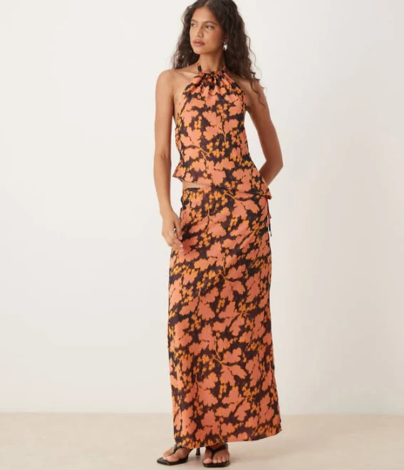 maxi skirt Floral Chiffon Maxi Skirt ASOS $27.3