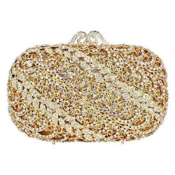 bag Floral Crystal Clutch Purse Crystal Clutch $129