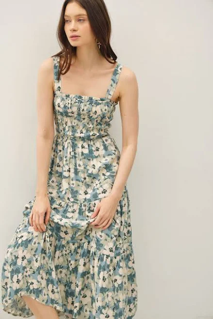 dress Floral Printed Tiered Tank Maxi Dress Cultured Cloths Apparel & Accessories $89.5