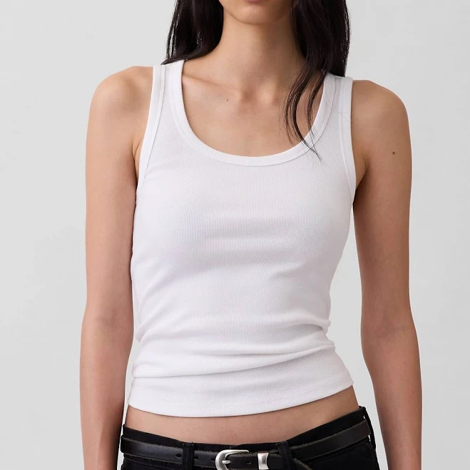top Gap Women's Rib Scoop Tank Top Gap $19