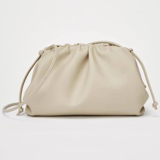 bag Genuine Leather Slouchy Handbag with Magnetic Clutch Baginning $92.99