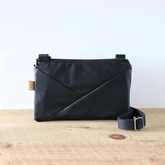 bag Geometric Vegan Leather Crossbody Bag Etsy - Seller $82.46