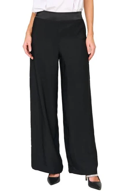 wide leg pants Gibsonlook Women's Solstice Wide-Leg Satin Pants Nordstrom $89