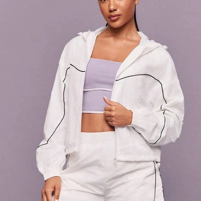 outerwear Glowmode Breezy Glow Smooth Elastic Band Windbreaker Hoodie GLOWMODE $29.99