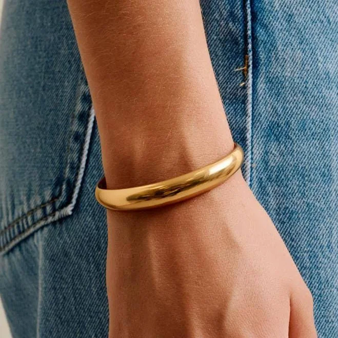 accessory Gold Bold Cuff Bracelet Etsy - Asterodea $52.3