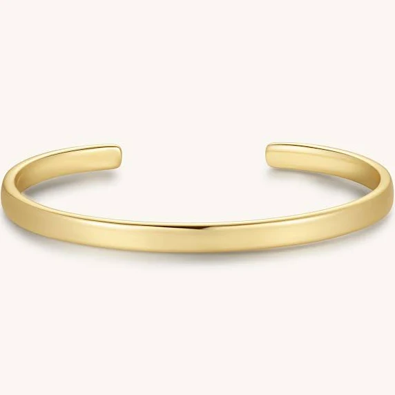 accessory Gold Filled Cuff Bracelet Heart Made of Gold $79