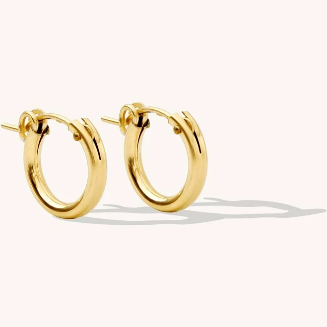 accessory Gold Filled Hoop Earrings Simple & Dainty $59