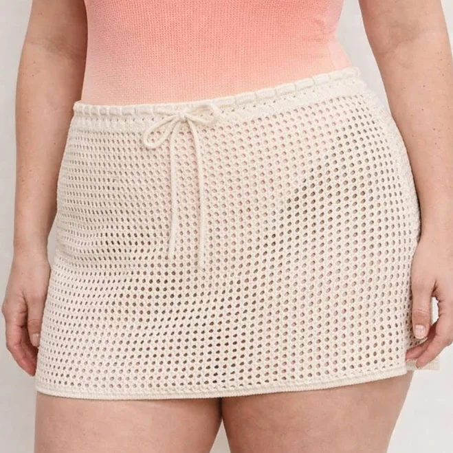 skirt Good American Crochet Mini Skirt Modblu $118
