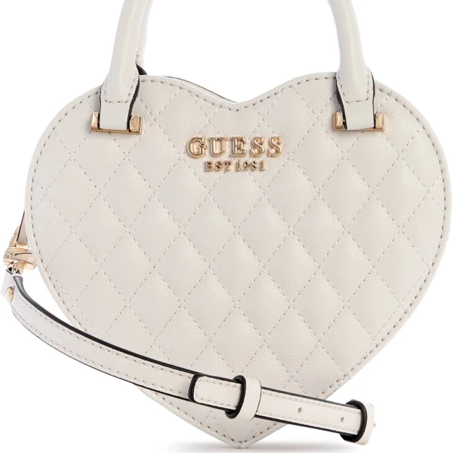 bag GUESS Women's Atabey Heart-Shaped Crossbody Handbag Macy's $58.8