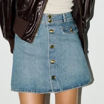 skirt H&M Ladies A-Line Denim Mini Skirt H&M $31.99