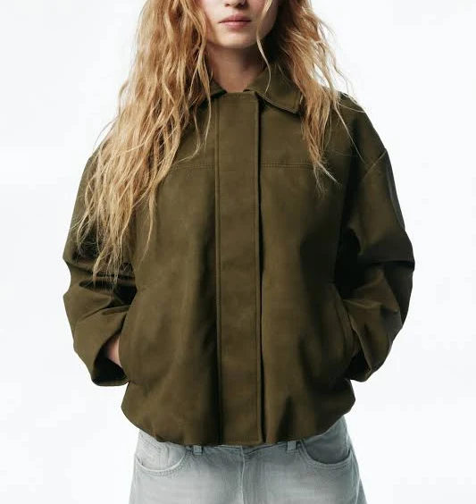 outerwear H&M Ladies Bomber Jacket with Collar H&M $59.99