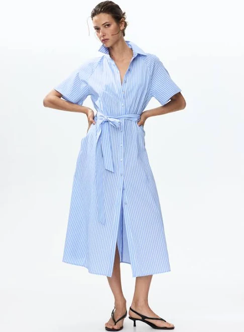 dress H&M Ladies Tie-Belt Shirt Dress H&M $39.99
