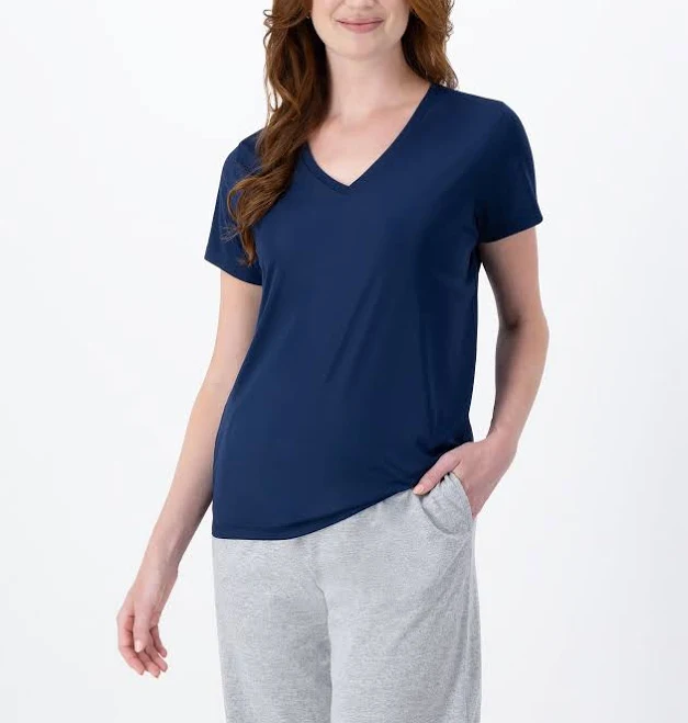 hiking outfits Hanes Sport Cool DRI Women's Performance V-Neck T-Shirt Hanes $15