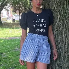 shorts High-Waisted Paper Bag Wide Leg Shorts Myrtle&Flossie $39.99