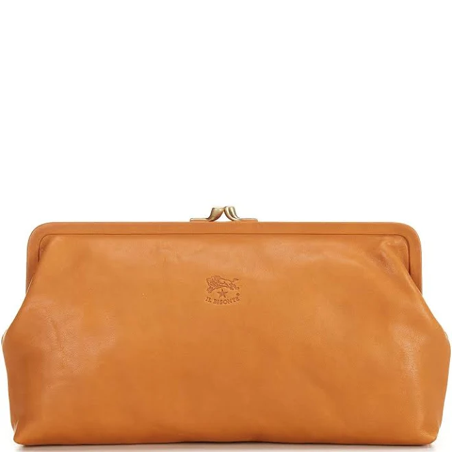 bag Il Bisonte Women's Manuela Classic Leather Clutch Dillard's $180