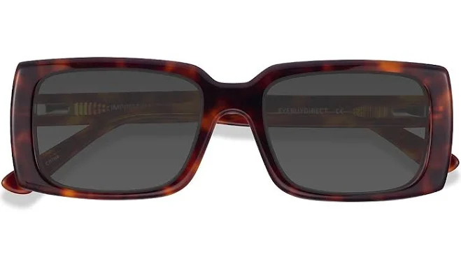 accessory Impression Rectangle Acetate Sunglasses with 1.6 Basic Tint Lenses eyebuydirect.com $43