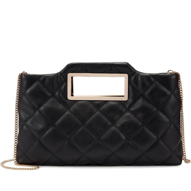 bag INC International Concepts Juditth Quilted Faux-Leather Clutch Macy's $34.75