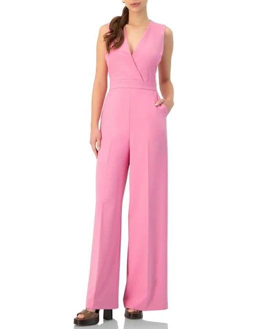jumpsuit Ivonne Women's V-Neck Sleeveless Wide-Leg Jumpsuit Macy's $219