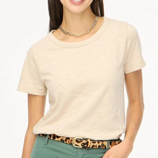 t-shirt J.Crew Women's Girlfriend Crewneck Short-Sleeve Tee J.Crew Factory $19.95