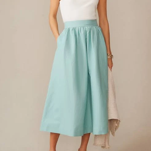 skirt J.McLaughlin Women's Winnie Linen Blend Skirt J.McLaughlin $228