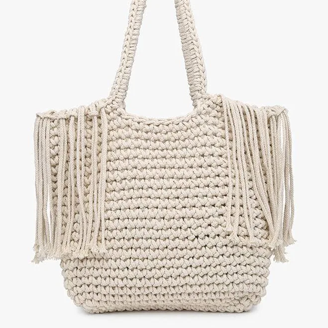 bag Jen & Co. Gracie Macrame Satchel Jen & Co. $24.99