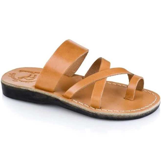 shoes Jerusalem Sandals Women's The Good Shepherd Leather Toe Loop Sandals Jerusalem Sandals $77.95